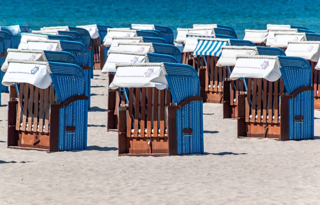 Beach huts in Warnemunde