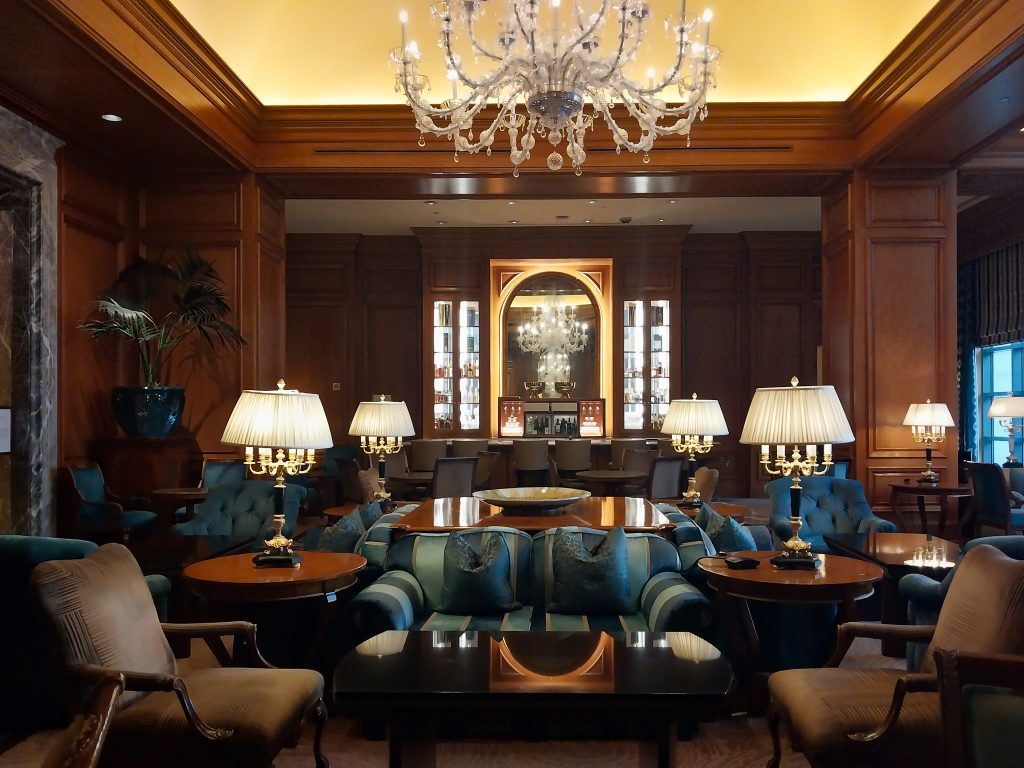 The Lobby Lounge at the Grand American Hotel in Salt Lake City