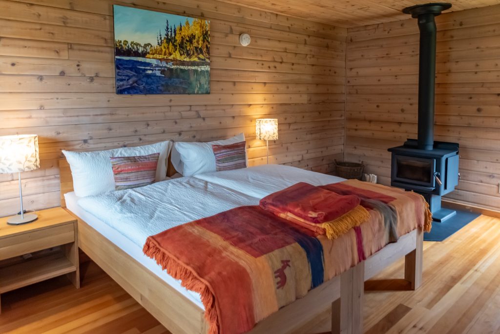 Meinrad designed all the furniture in the cabins and the lodge