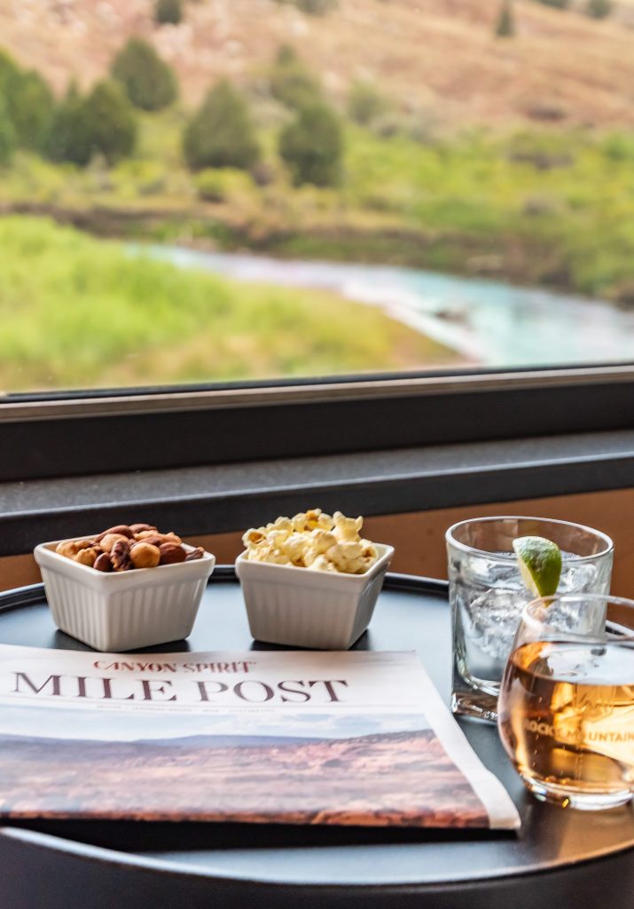 All guests received the Canyon Spirit Milepost newspaper