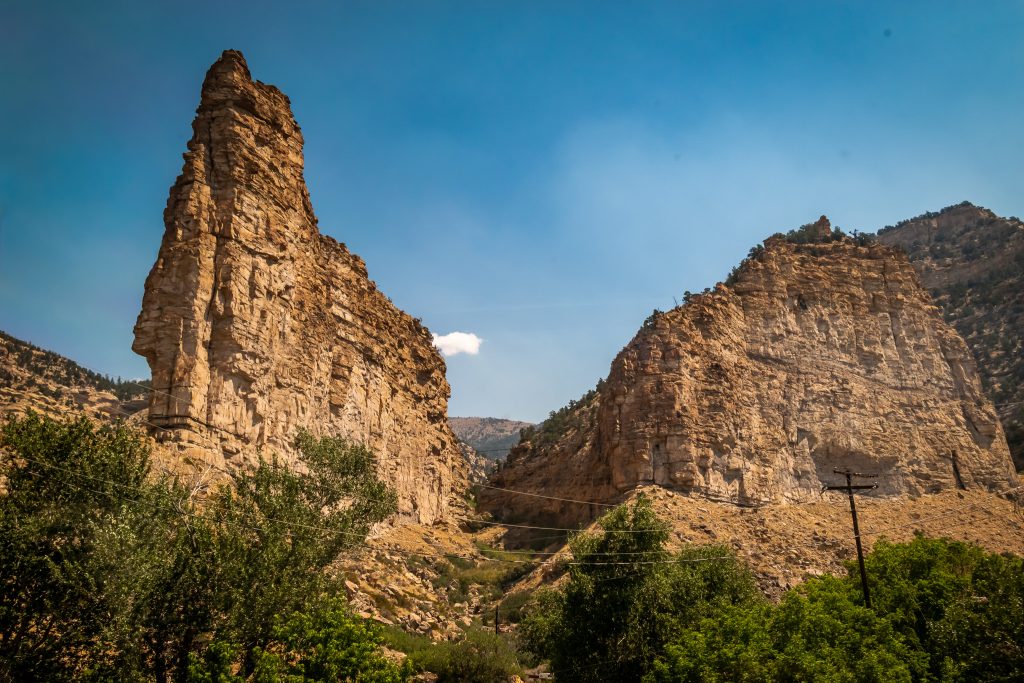 Castle Gate rock formation