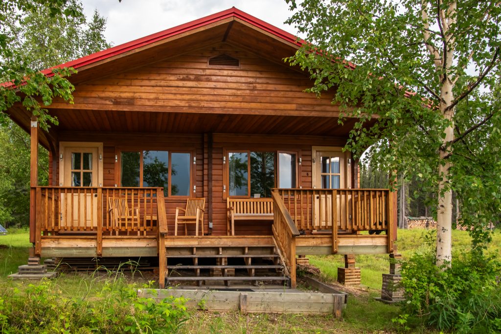 Our cabin at Tincup Wilderness Lodge
