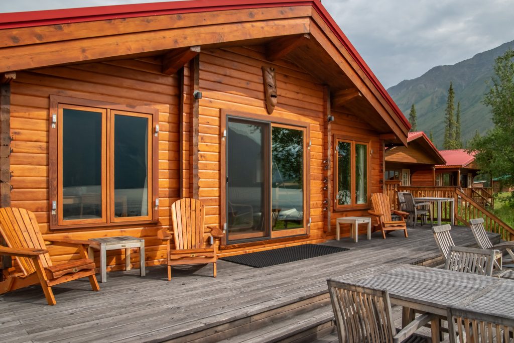 The main lodge building at Tincup Wilderness Lodge