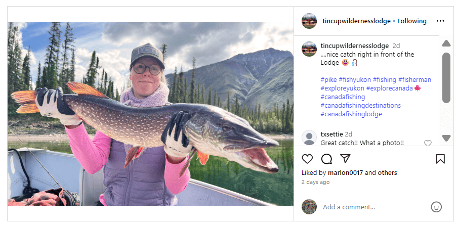 One of Katrin's latest catches