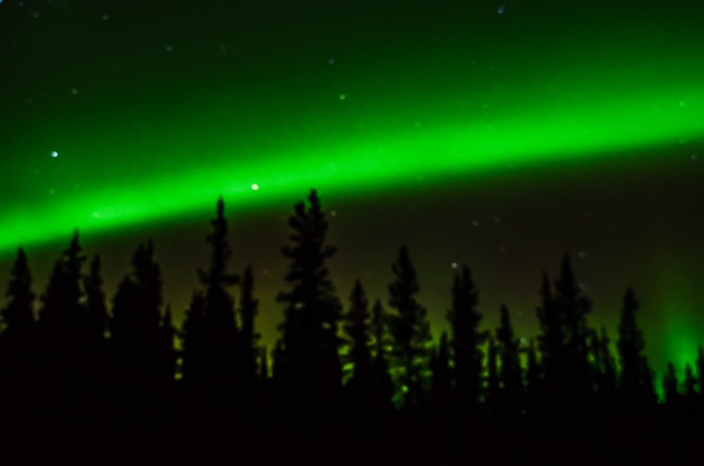 northern lights in Alaska