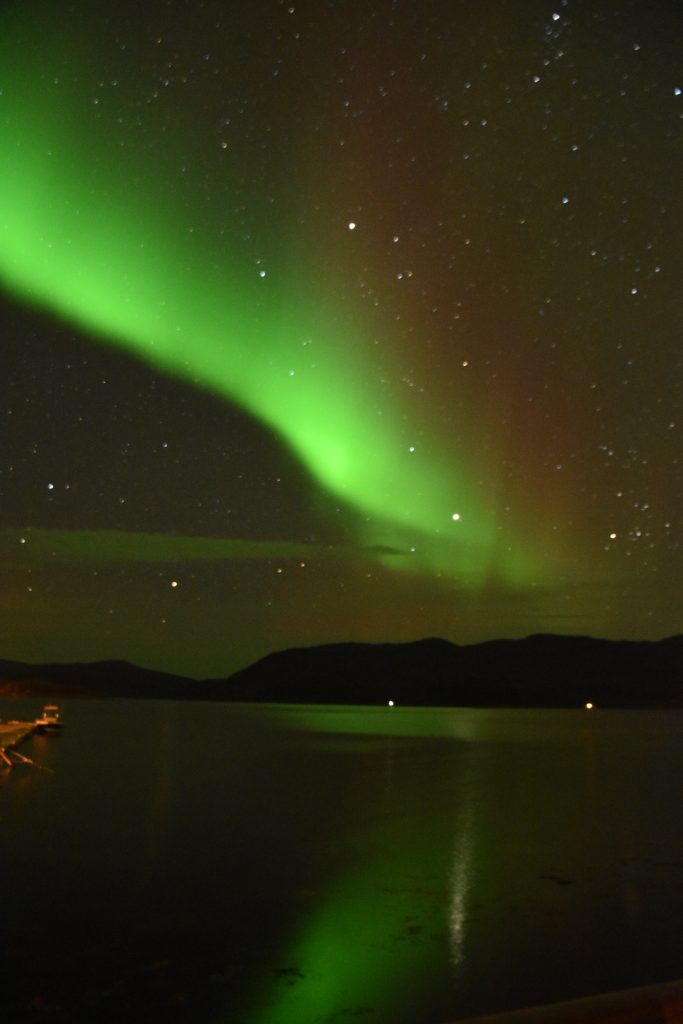The northern lights in Norway