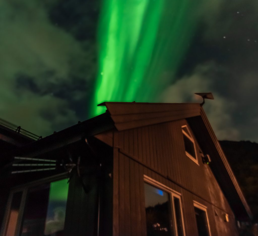 Northern lights in Norway in September, 2024