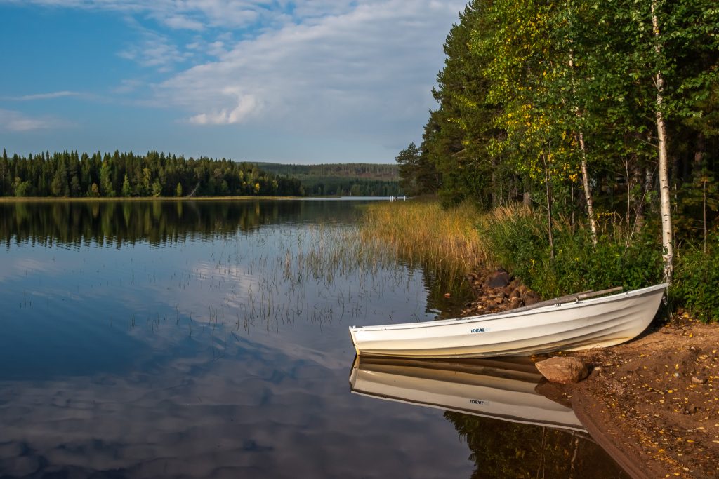 Lake in Rovaniemi, Finland