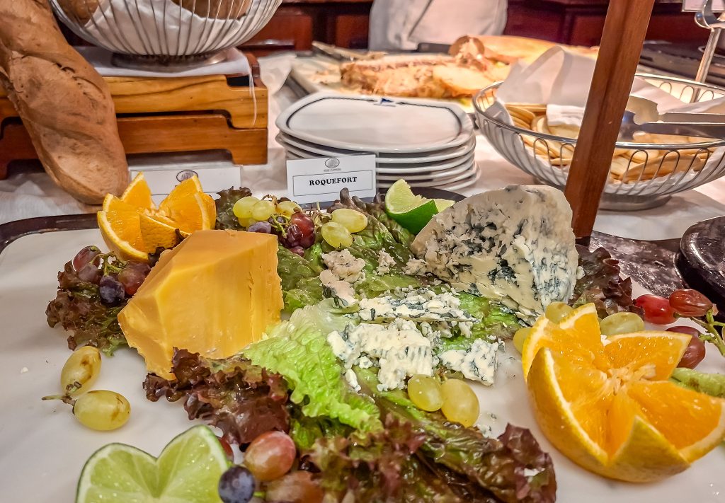 Loved the cheese selections at lunch