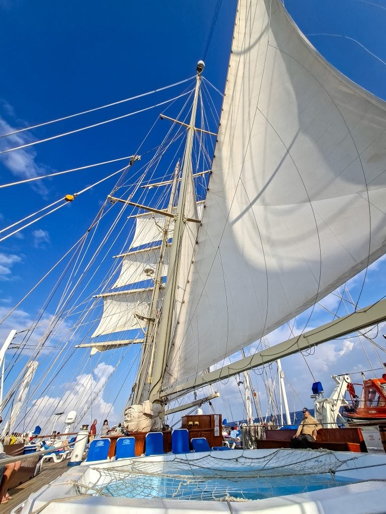 Forward pool on the Star Clipper