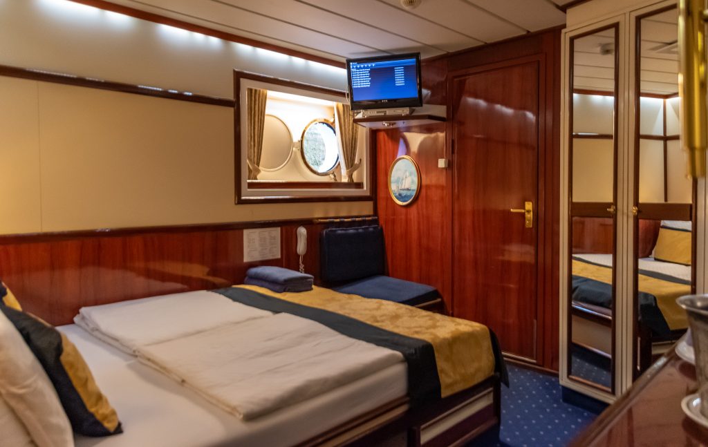 My cabin on the Star Clipper