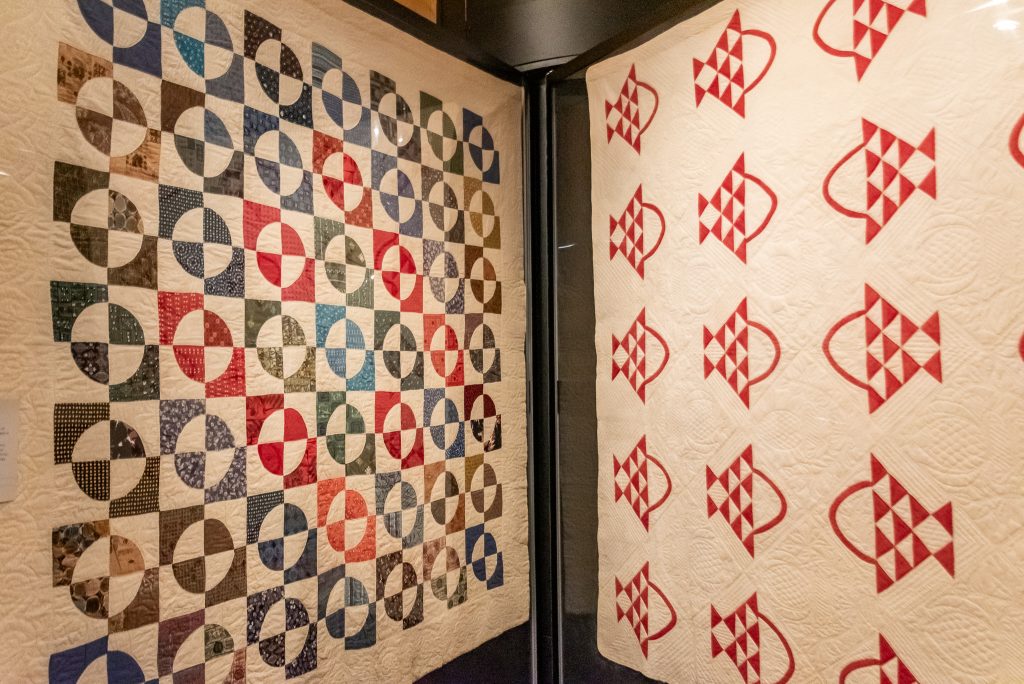 A few of the quilts at the American Museum in Bath