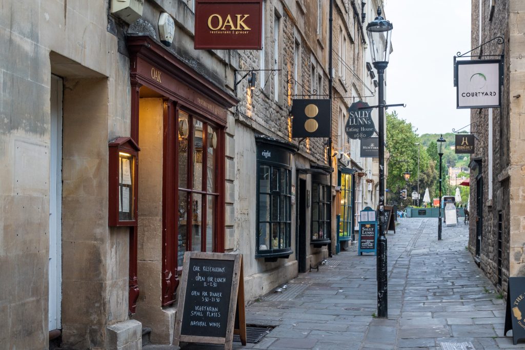 Historic North Parade Passage still looks much like it would have 200 years ago