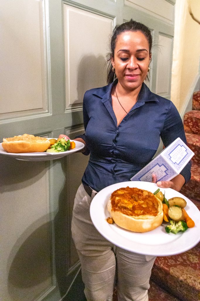 Dinner at Sally Lunns in Bath