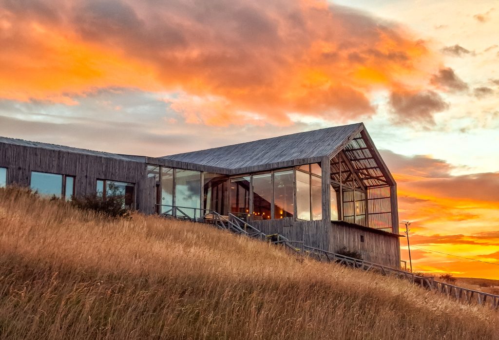 Simple Patagonia at sunset