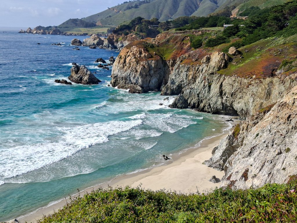 Classic Highway 1 coastline views