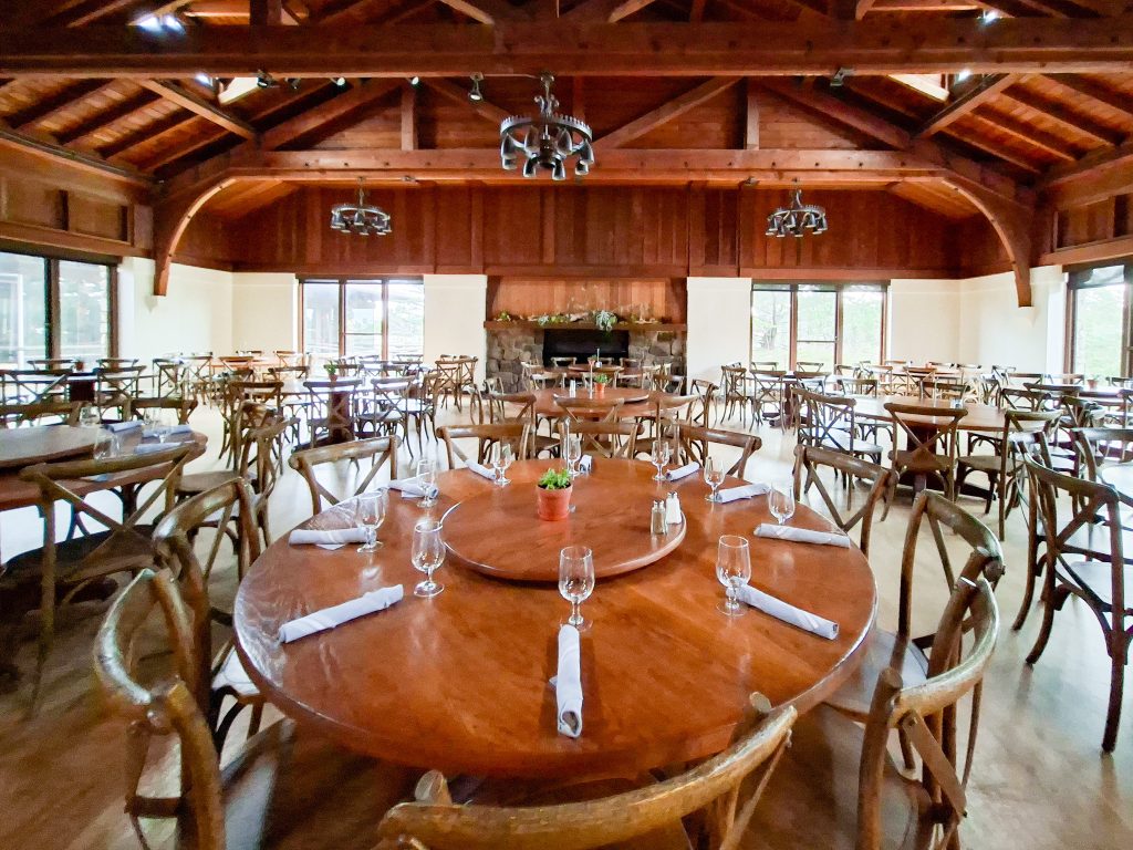 Inside the Dining Hall at Asilomar