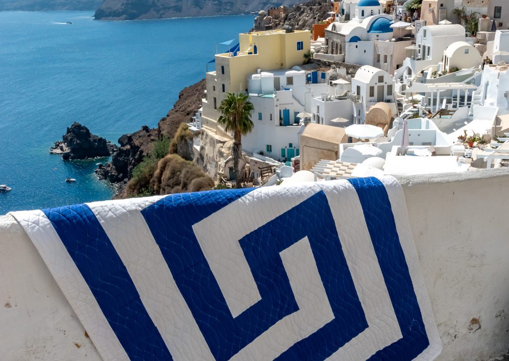 "Greek Key" quilt