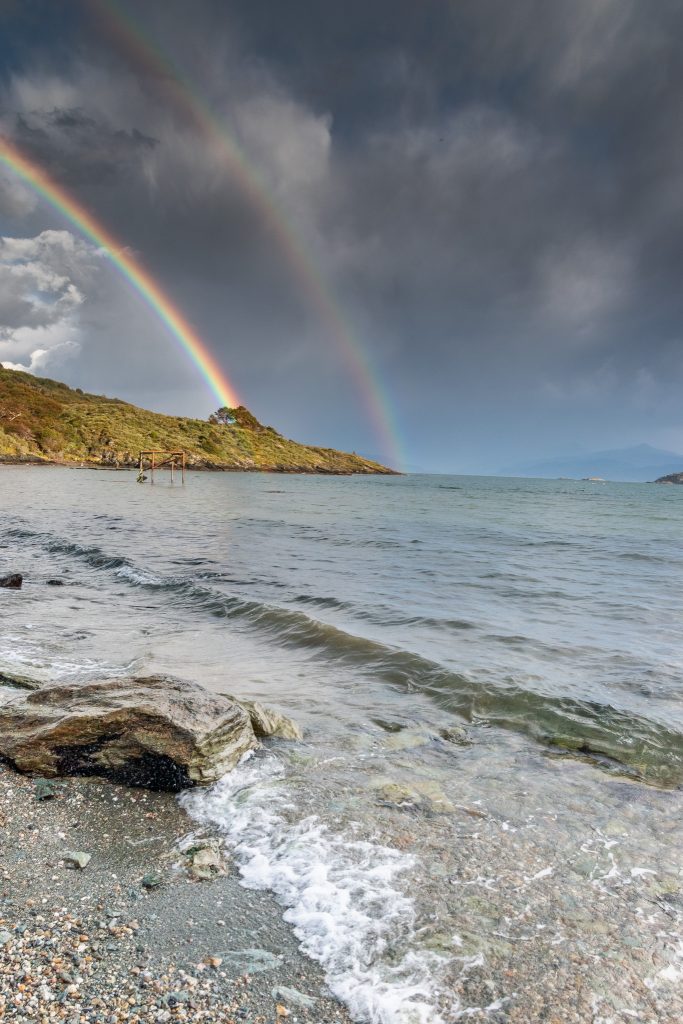 Double rainbow over the Beagle Channel