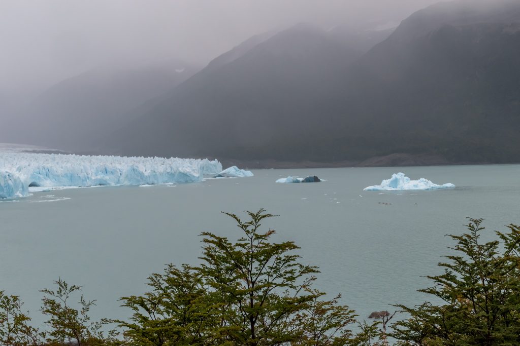 Kayakers at the Perito Moreno glacier