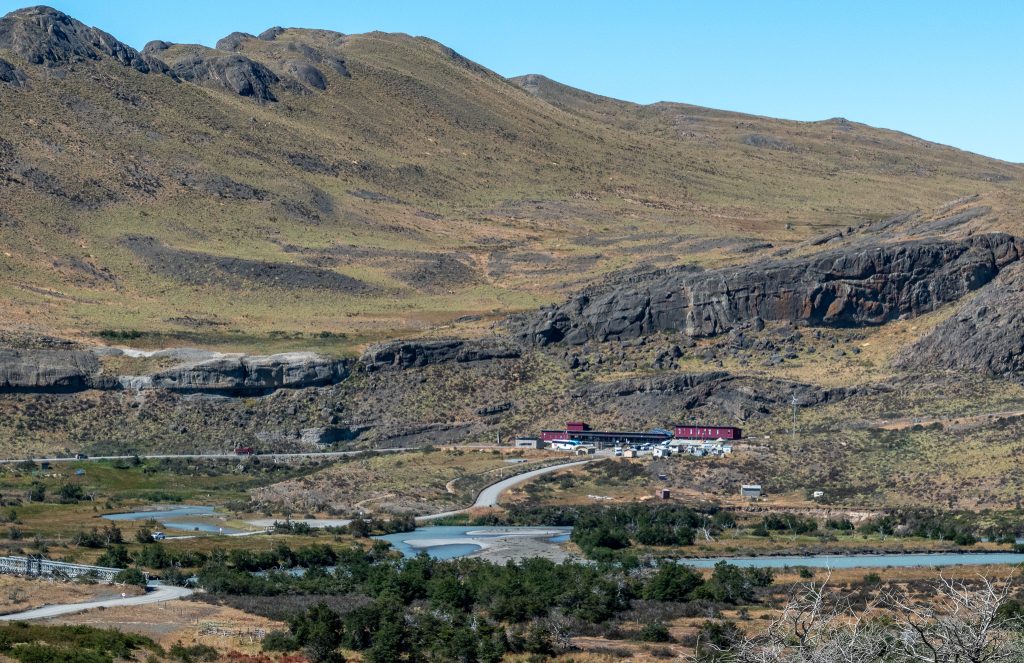 View toward the Laguna Amarga entrance station