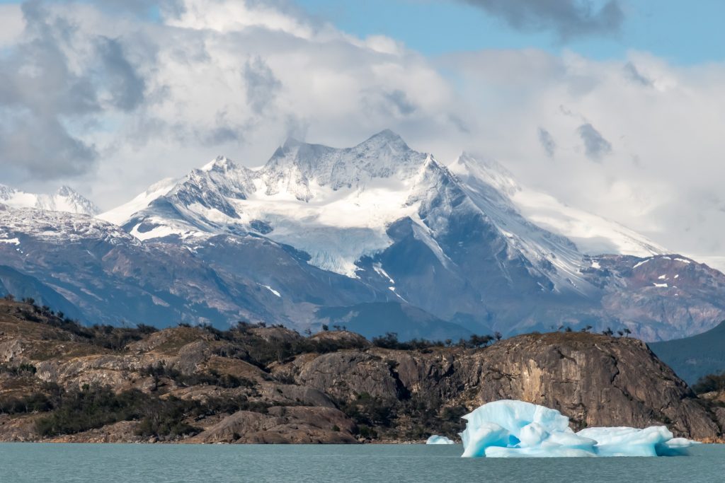 More ice bergs and mountains