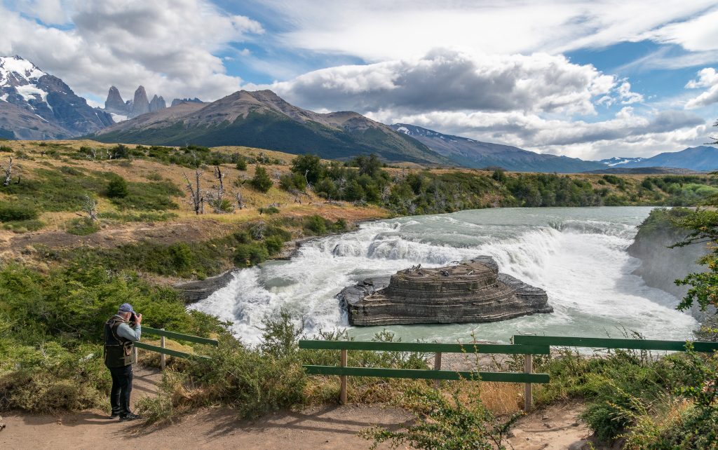 Another overlook onto Cascade Rio Paine