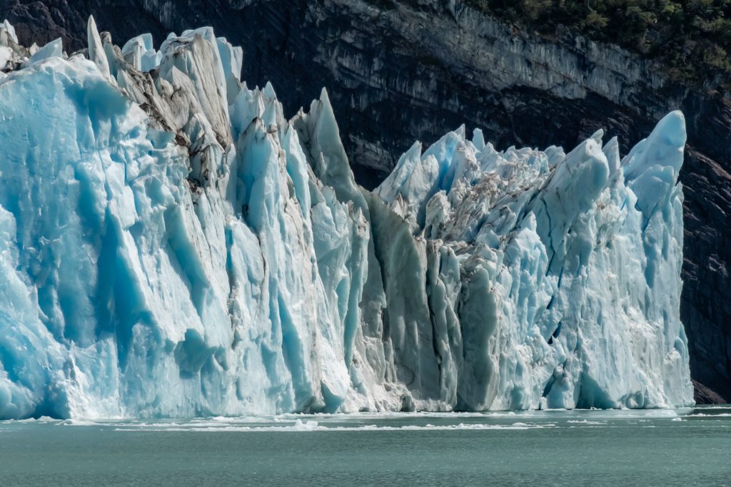 Up close detail of the Spegazzini Glacier