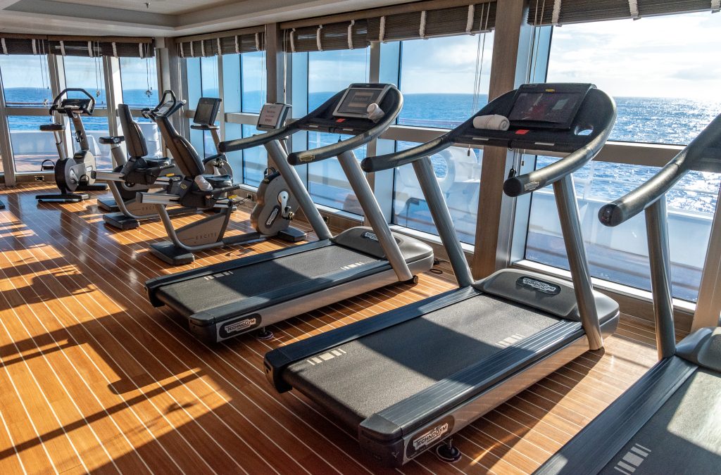 Fitness center on the L'Austral