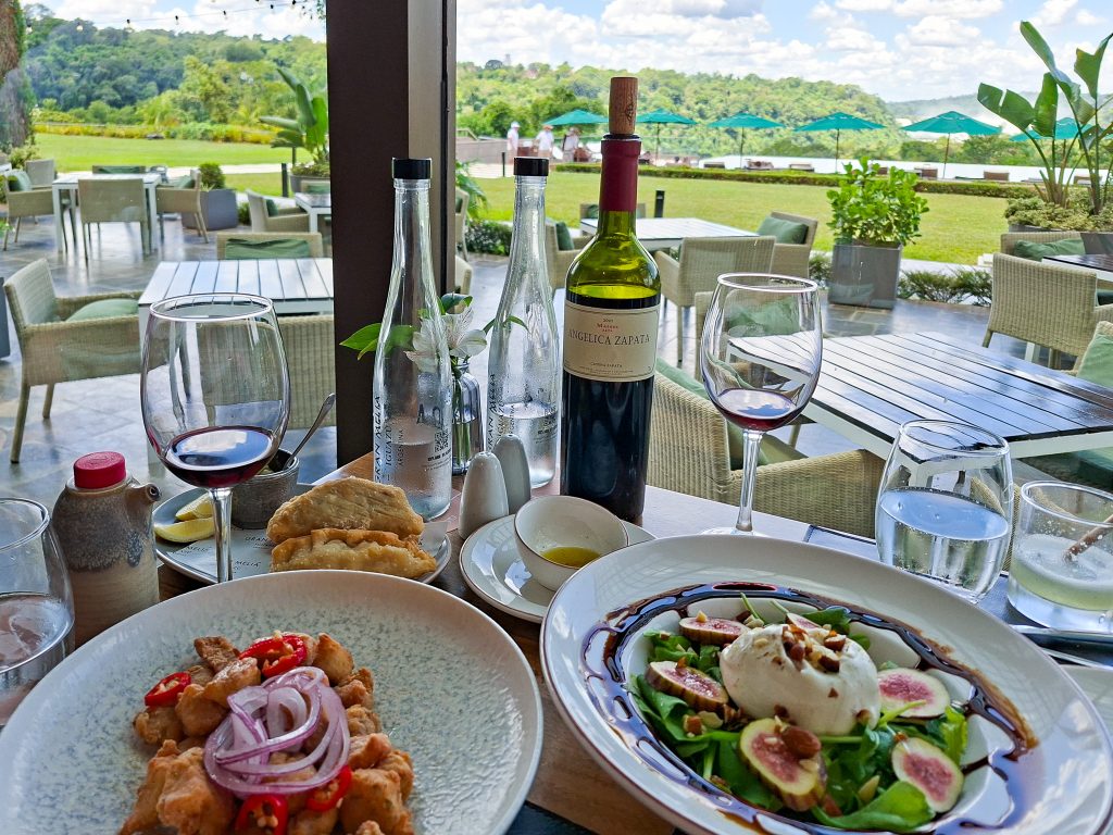 Lunch at the Gran Melia restaurant
