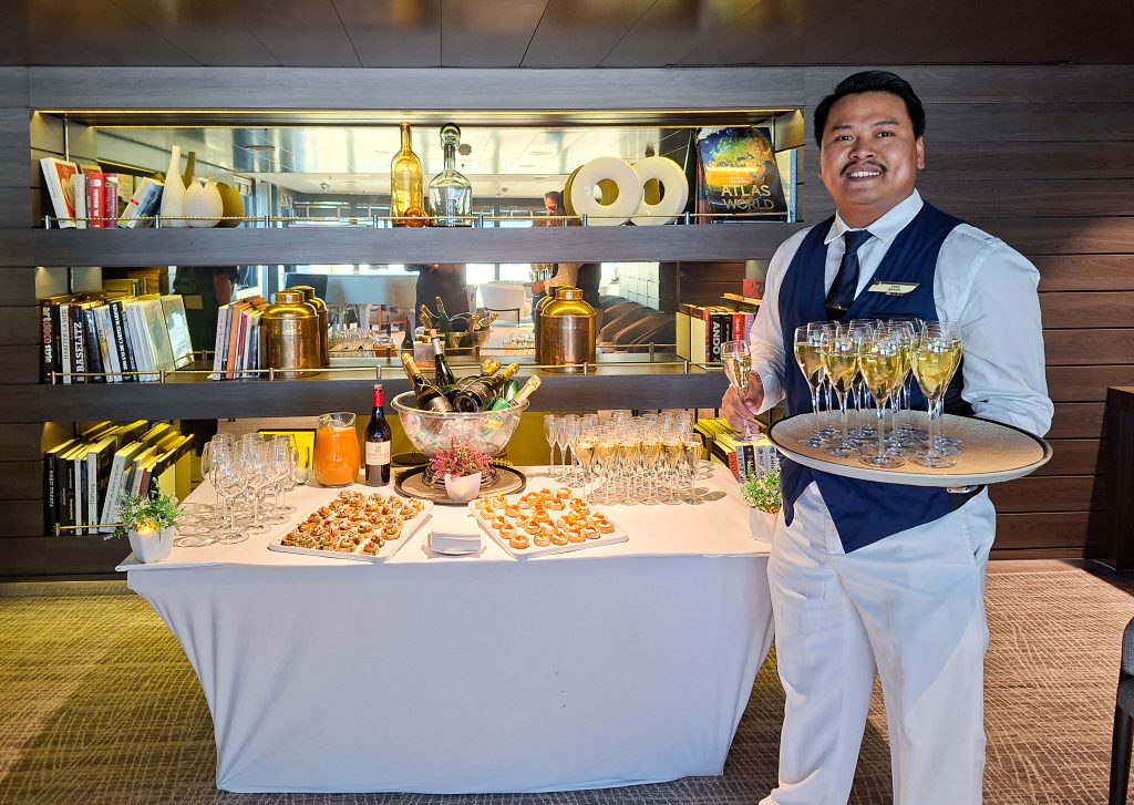 Ships crew were always happy to take care of us on the L'Austral