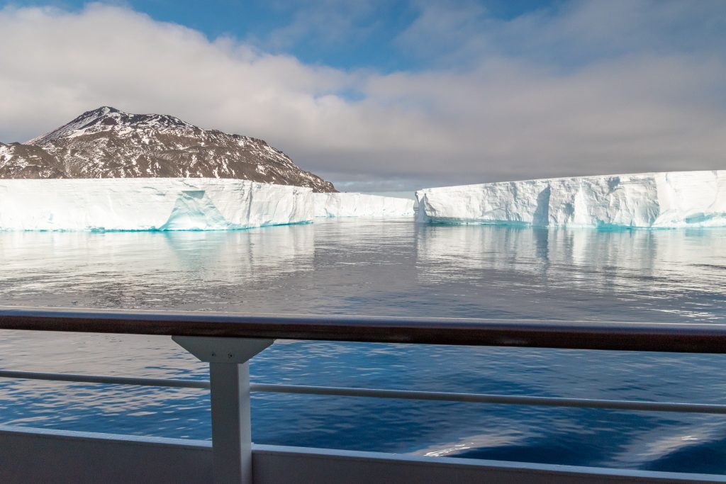 Antarctica views from my balcony on the L'Austral