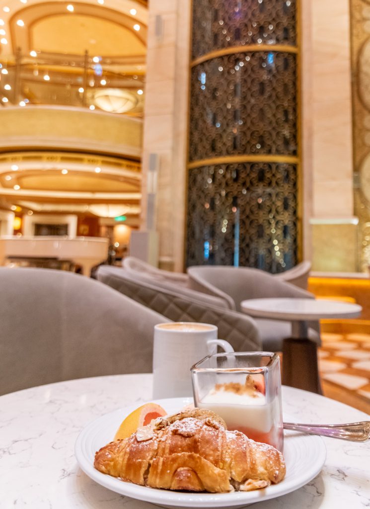 A light breakfast from the International Cafe