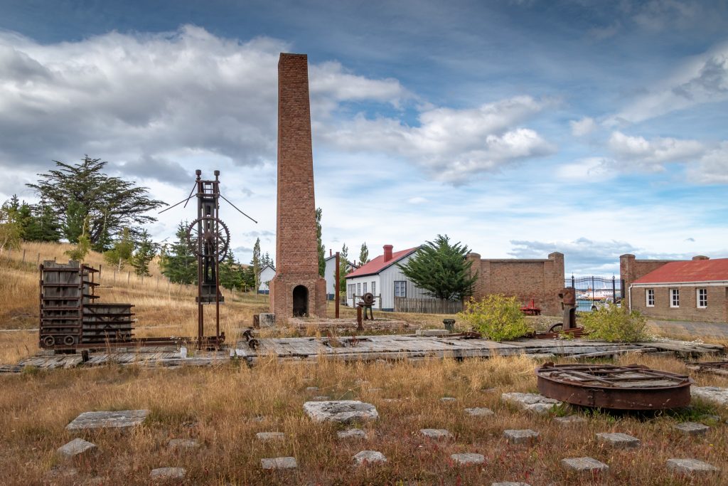 Pieces from the drying room are still visible