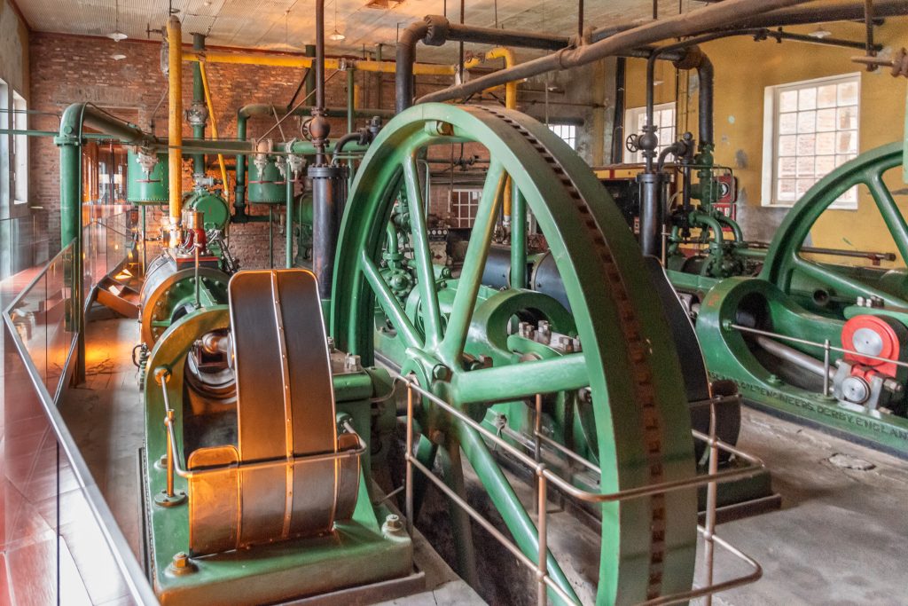 some of the historic equipment at the Refrigeration Museum