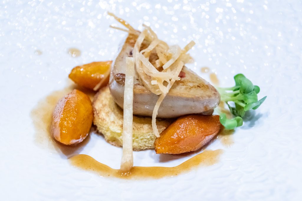 Foie Gras on toasted Brioche