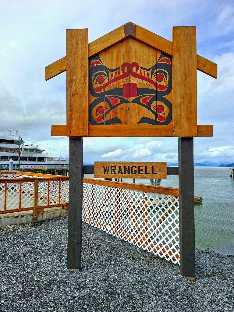 Welcome to Wrangell sign