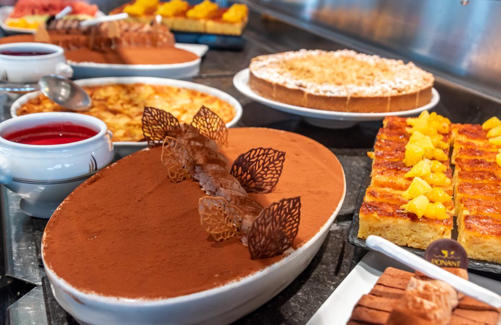 Dessert buffet at the Grill