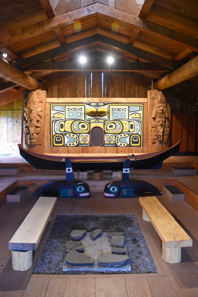 Inside the Chief Joseph Clan House in Wrangell