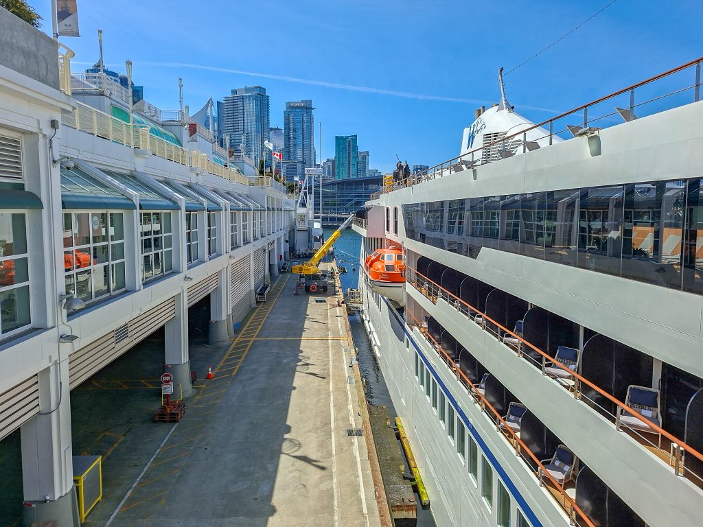 The Star Seeker docked at the Vancouver Cruise Terminal