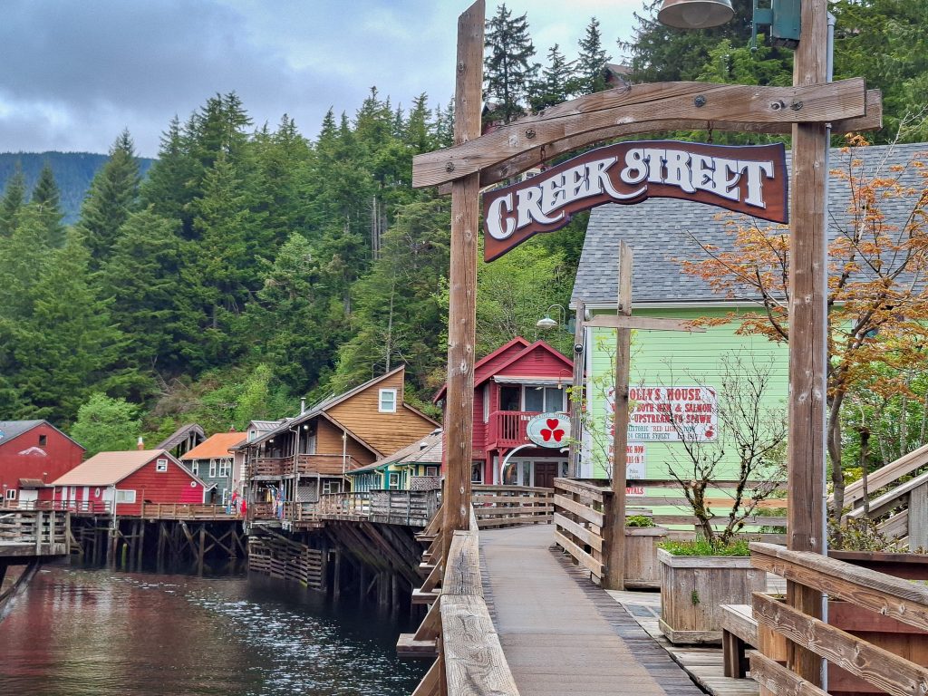 Historic Creek Street in Ketchikan