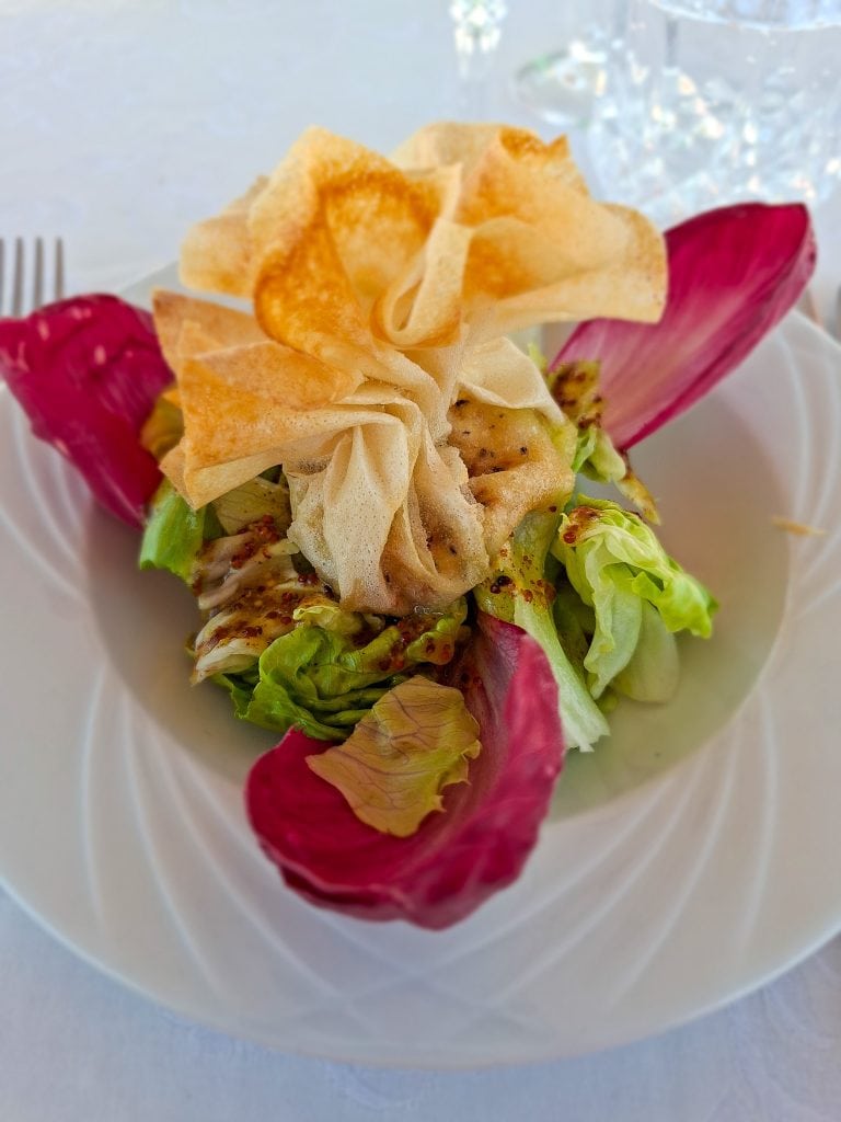 warm goat cheese salad