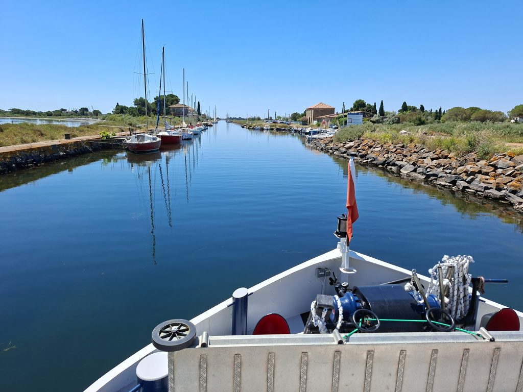 Entering the Canal du Midi