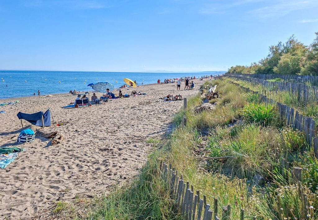 Beach time at the Portiragnes beach