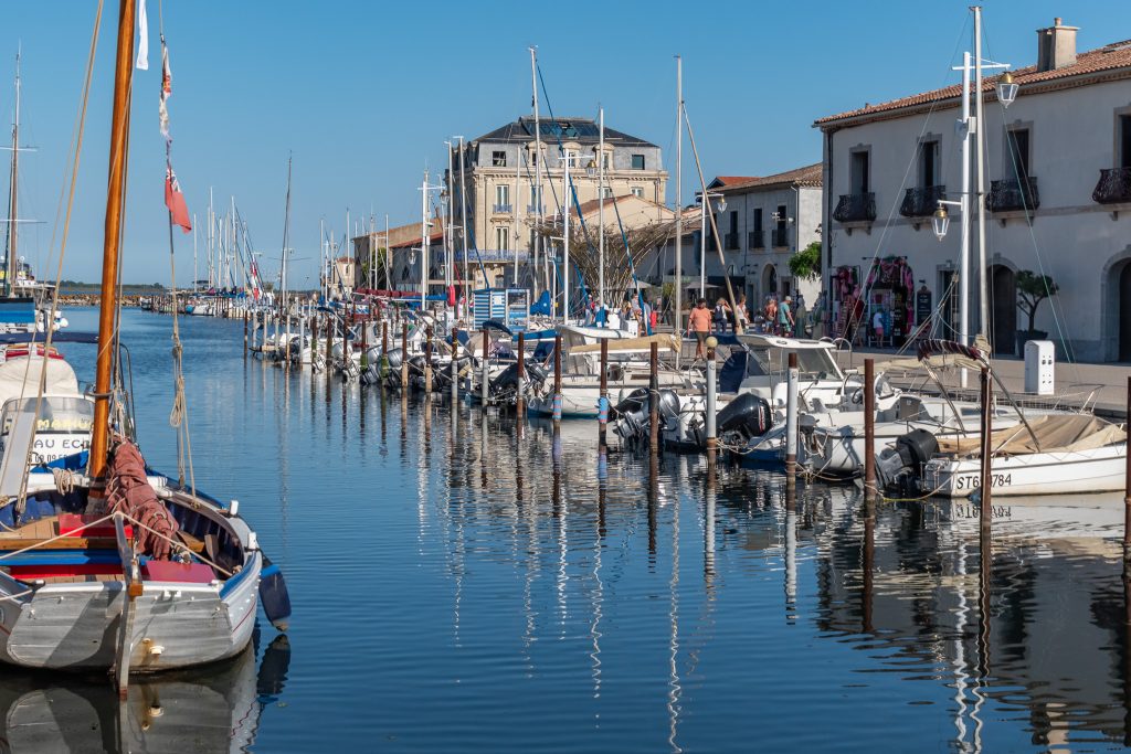 The harbor in Marseeillan