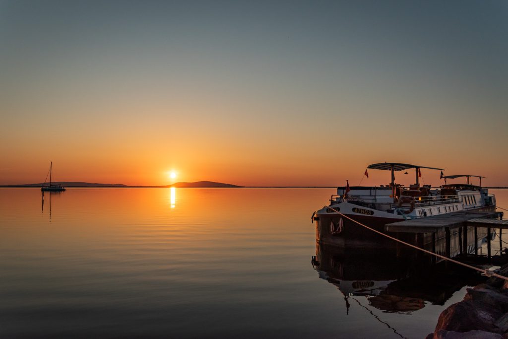 Sunrise over the bay