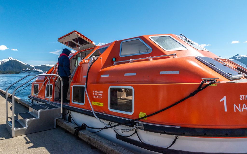 One of the Star Seeker tender boats