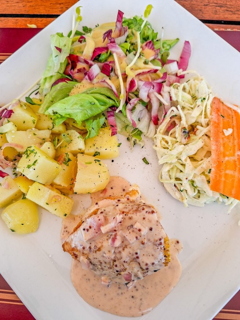My delicious lunch plate