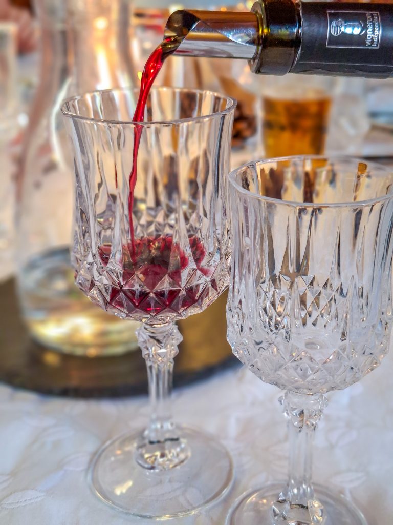 Wine with dinner