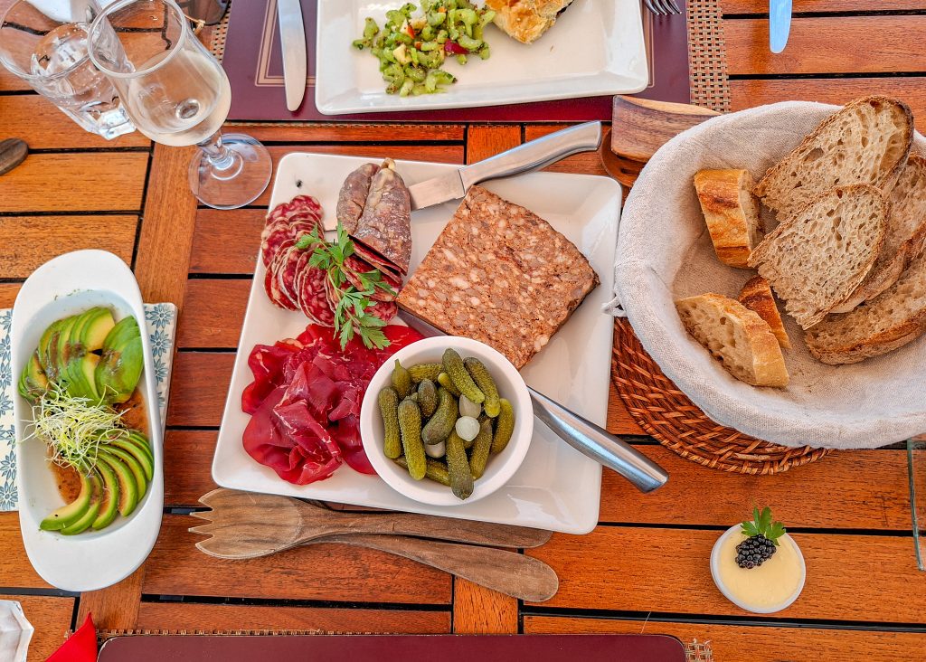 A few of the lunch selections